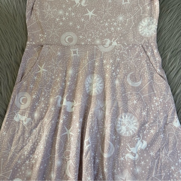 Wonder Nation Unicorn Dress Girls Size Large Short Sleeve Lightweight NEW - Picture 3 of 6